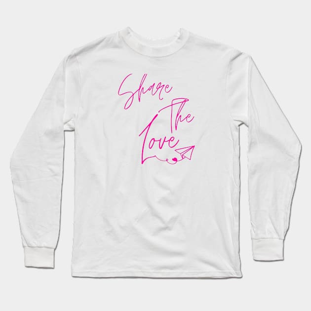 share the love valentine Long Sleeve T-Shirt by Alexander S.